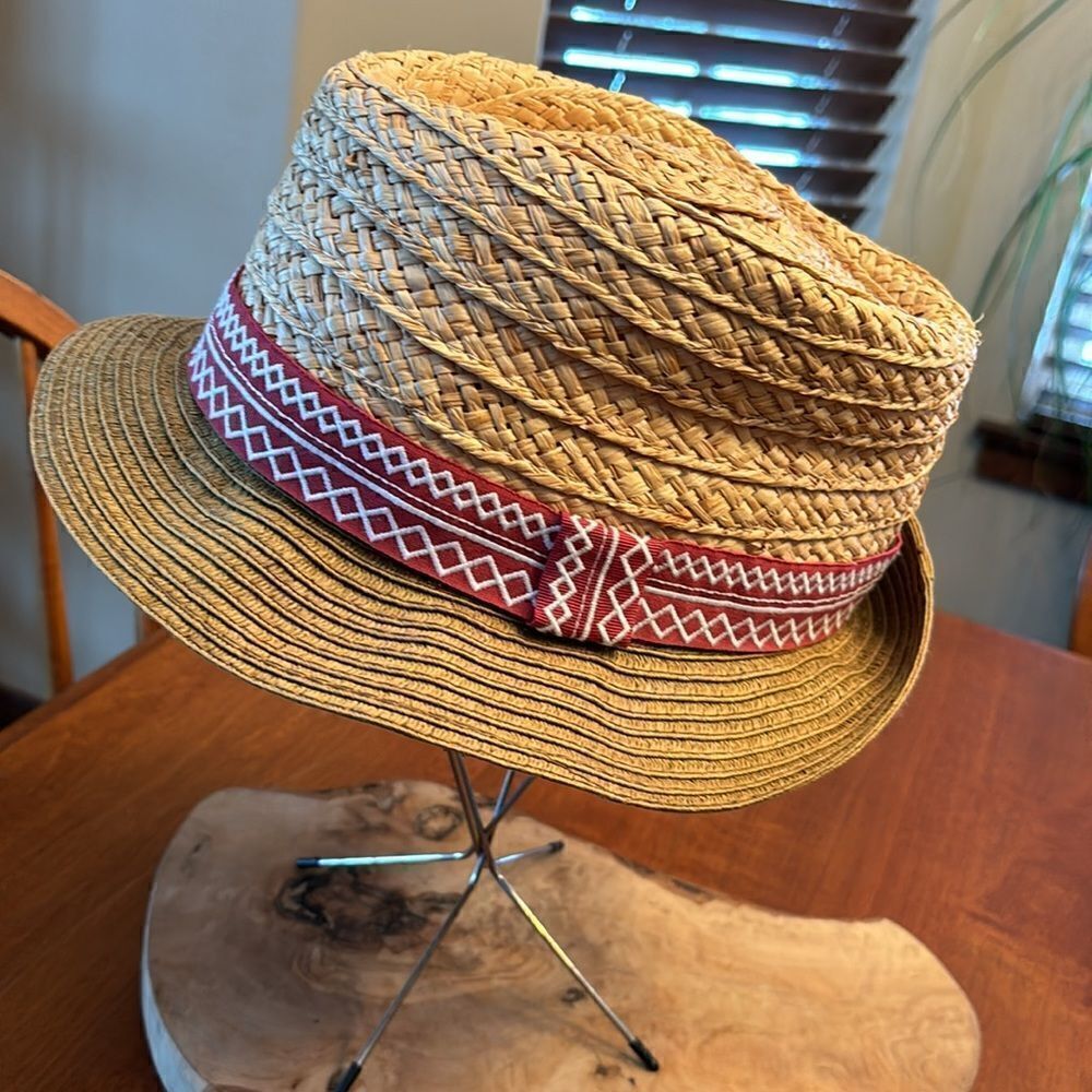 Daniel Cremieux Paper/Straw Fedora Hat - L/XL